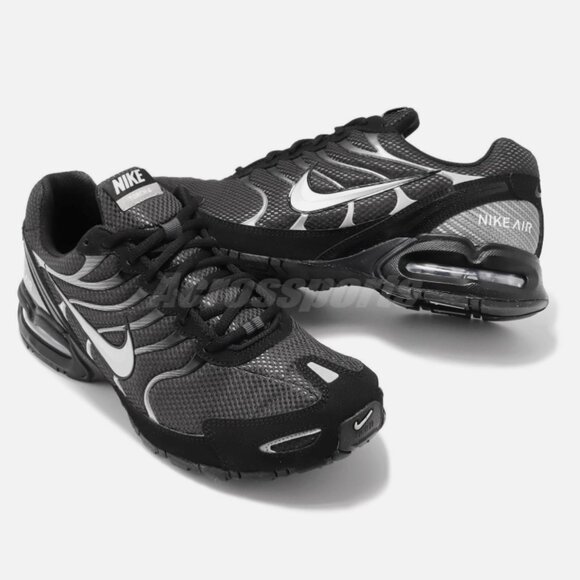 Nike Air Max Torch 4 Black Anthracite Silver Men Running Casual Shoes - Picture 2 of 8